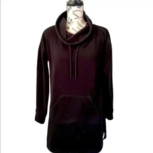 Tahari  Black Long Sleeve Mock Neck Sweater Dress Women’s XS Pullover Mini Goth