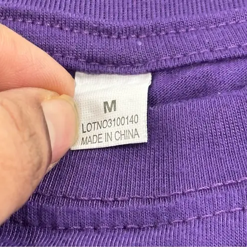 Bohemian hippie spiritual yoga Purple Mandala Tee women’s M Size M