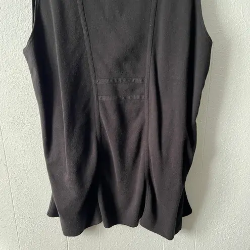 Foxcroft Womens Grandpa Cardigan Vest 3X Stretch Career Office Casual Workwear