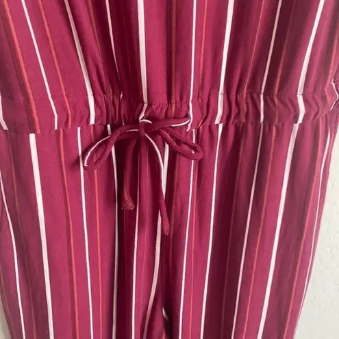 No Boundaries  large striped jumpsuit‎