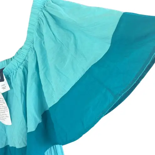 NWT Swimsuits For All Mia Off The Shoulder Maxi Dress Blue Size 18/20