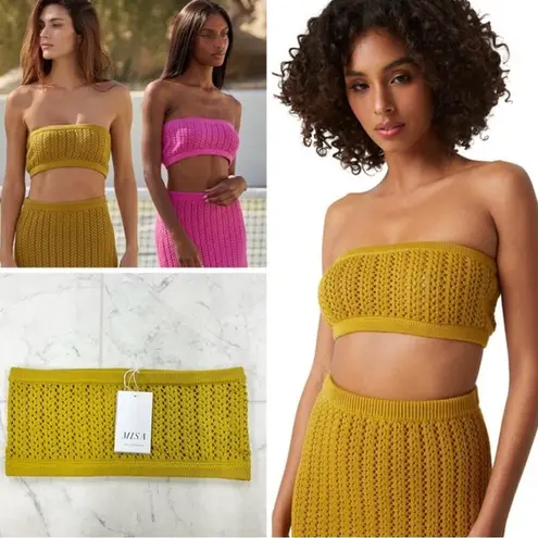 MISA Los Angeles Knit Bandeau Top