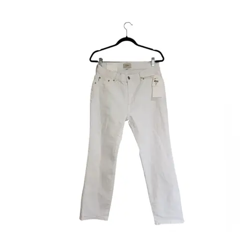 DL1961 NWT $209 Mara Straight Mid Rise Instasculpt Ankle Jeans White SZ-30