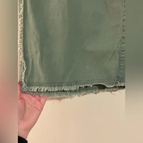 EUC Torrid x Kikgirl Vintage Y2K Green & Brown Denim Skirt size 19