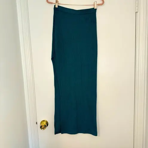 SheIn Privé Waffle Knit Crop Cami Top & Split Thigh Skirt - Image 12