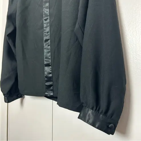 Oscar de la Renta Expressions Bow Blouse Black