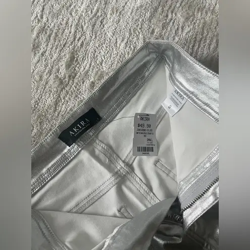 Akira Metallic Silver Pants thumbnail 6