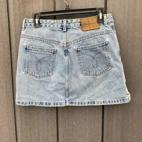 Calvin Klein Vintage  5 pocket Denim Mini Skirt