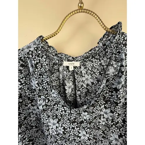 VOY Floral Puff Sleeve Blouse