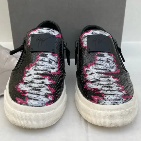 Giuseppe Zanotti London MocDonna SnakeSkin Sneaker