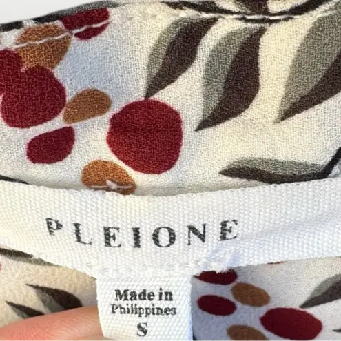 Pleione Floral Berry Blouse