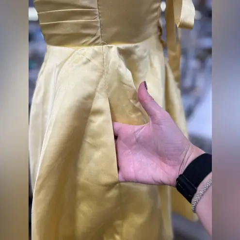 Formal Dress 2 Yellow