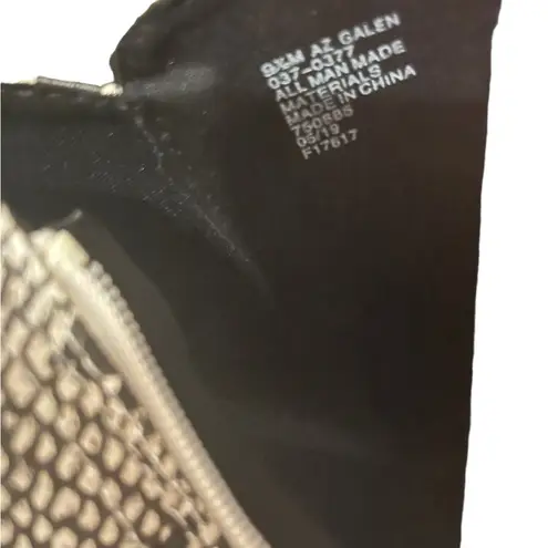 Arizona Jeans NWT Arizona Jean Co Faux Snake Skin Galen Block Heel Side Zipper Ankle Booties