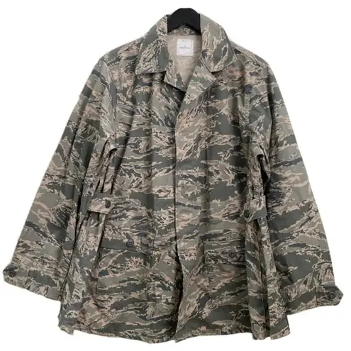 Air Force Uniform Coat Maternity Utility Tiger Stripe Camouflage Size 20R