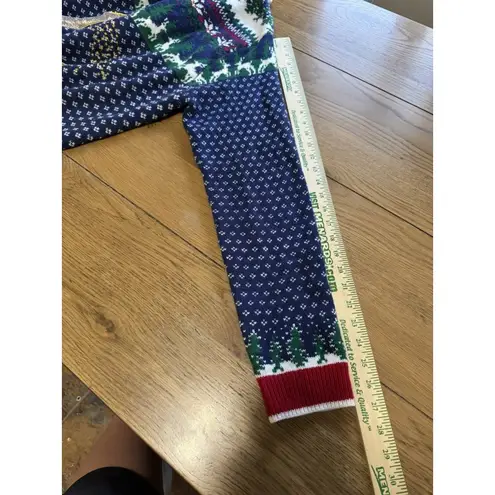 Holiday Time Ugly Christmas Sweater Wolf Knit Holiday Party Office Fantasy 2x