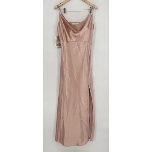 Birdy Grey Birdy grey Dress Lisa Long Satin X-large Rose Gold Wedding guest Prom Party