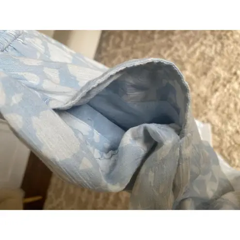 Free Assembly Midi Dress Sky Blue Wedding Spring Summer Event Coquette Romantic Size XS