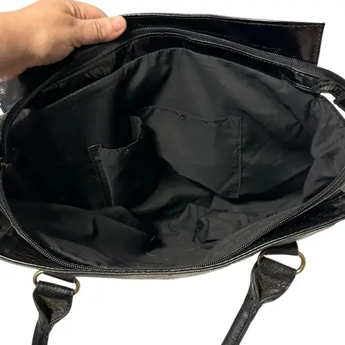 Lounge Fly Black and Gold Alice in Wonderland Tote Disney Classic Fairytale Rare!