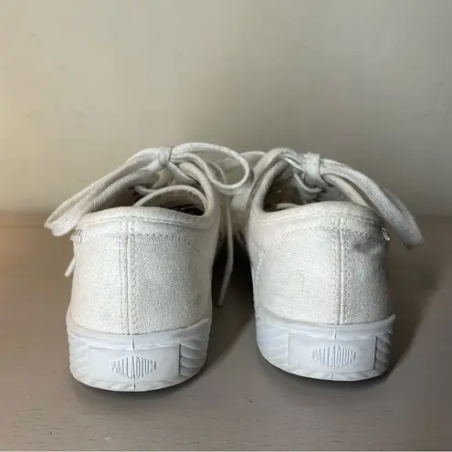 Palladium Pallapheonix OG White Canvas Sneakers W 6 Big Kids 4.5