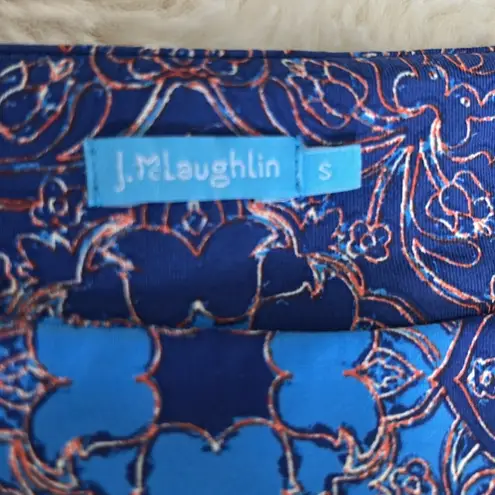 J. McLaughlin Blue Printed Sheath Dress