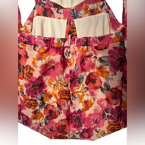 Julia Jordan Floral Cutout Midi Dress Size 10