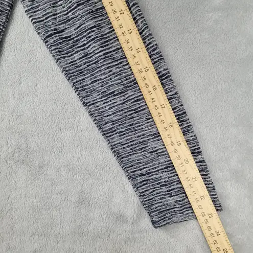 Athleta  Breezy Beyond Soft Open Back Long Sleeve Top Navy Stripe Women' Size L