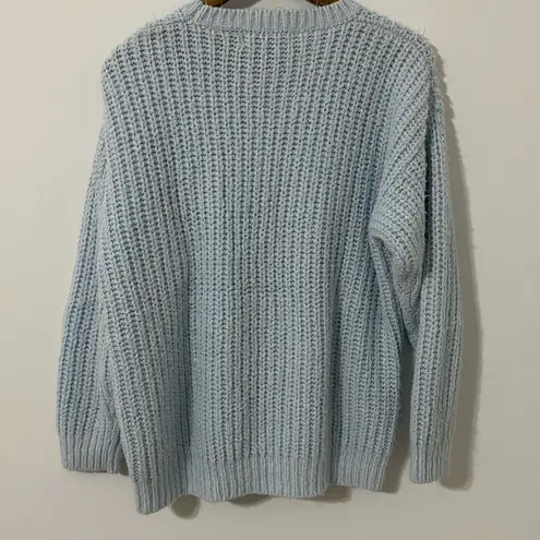 Light Blue Oversized Sweater Size M