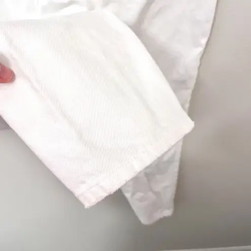 ANINE BING White Denim Straight Leg Jeans Size 30