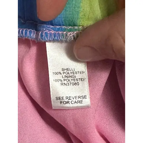 Cato  Wide Leg Palazzo Pants 18/20W Plus Size Colorful Striped Elastic‎ Waist