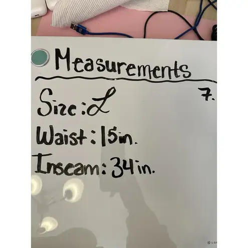 Revolve Lita By Ciara Women NEW Black Rib Organic Cotton Flare Legging Sz L $228 Size L