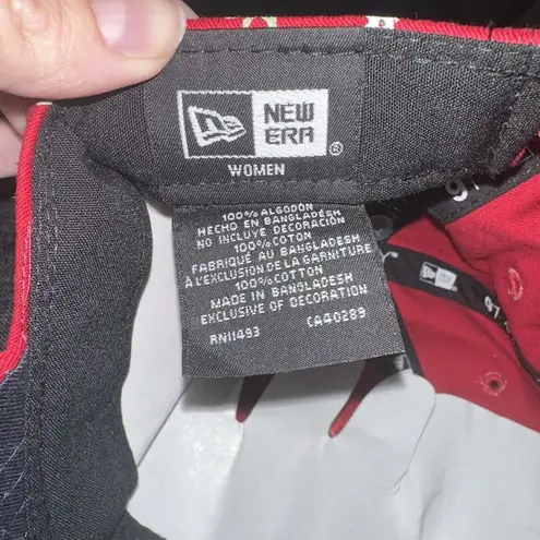 Women's Minnesota Twins New Era Red Floral 9TWENTY Adjustable Hat