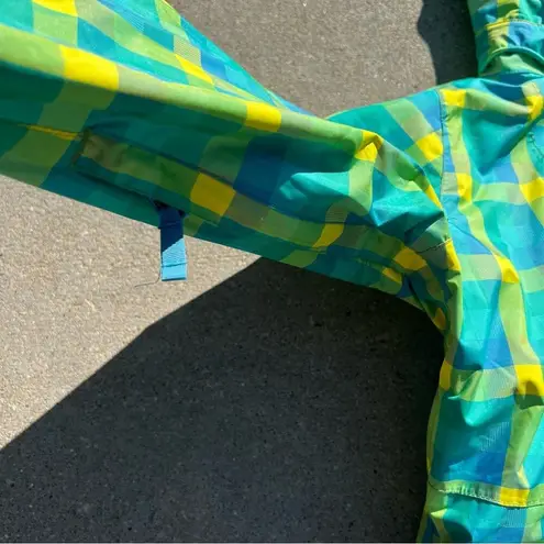Foursquare Four Square Outerwear blue green yellow plaid ski snowboard jacket