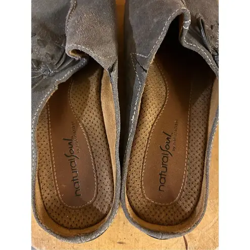 Natural Soul  by Naturalizer women’s fanner slip on shoes gray size 8