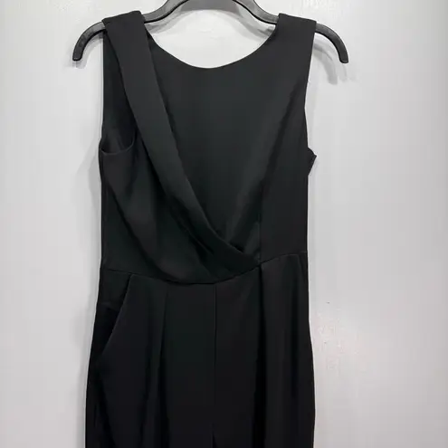 Closet London NEW Black Open Back Crossover Front Jumpsuit Size 6