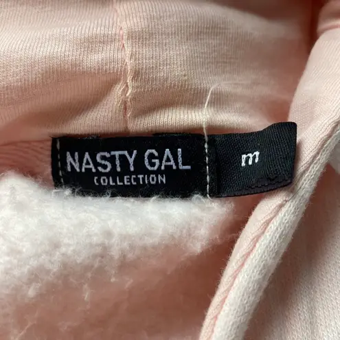 Nasty Gal EUC  No Sweat Pullover Hoodie And Sweatpants Set - Pink, Size Medium