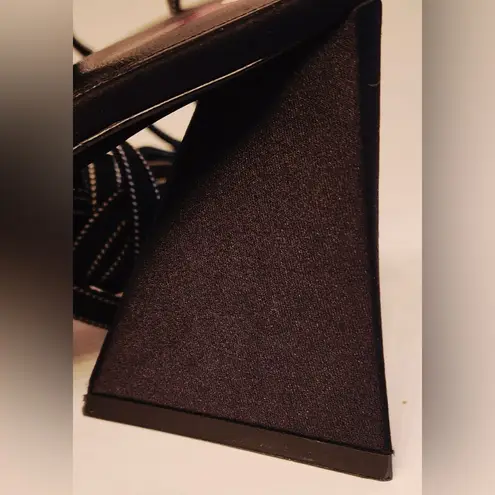 The Attico Piper 85 Satin Sandal Women's Black Open