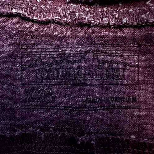 Patagonia  Hampi Rock Pants Climbing Mid Rise Drawstring Waist Maroon XXS