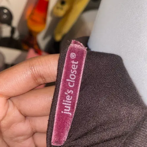 julie's closet 2000s glamours brown sequin tank top