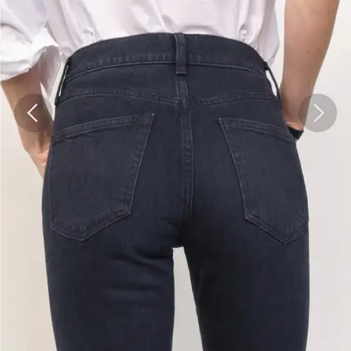 AYR The LaLa Straight Leg Jeans in Hush Hush Black Wash size 33 Short