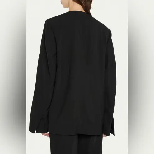 TOTEME Collarless Oversized Suit Blazer