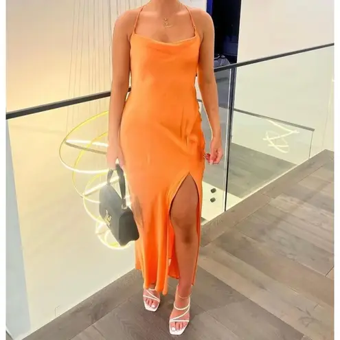 Bec & Bridge Annika Gown Maxi Dress in Orange Size US 8
