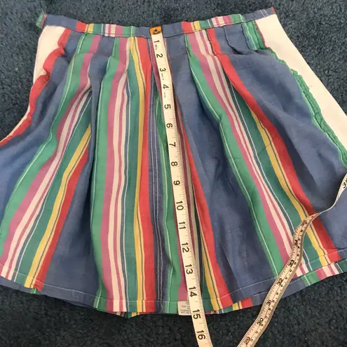 Rainbow Pride Pleated High Waisted Skirt Multiple