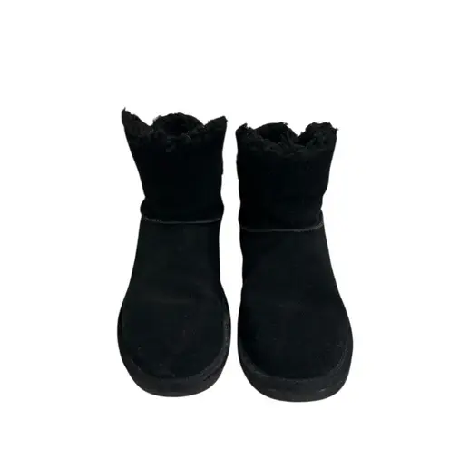 Koolaburra by UGG Remley Mini Suede Boots Black 1105809 Women's 6