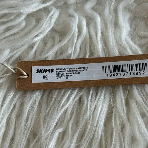 SKIMS Fits Everybody Maternity Pumping Scoop Bralette Onyx Size Medium