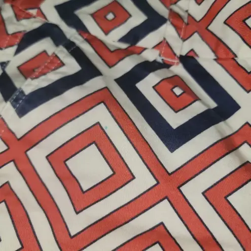 Vineyard Vines Vineyard‎ Vines Womens Red White Blue Geometric Print Shorts 4