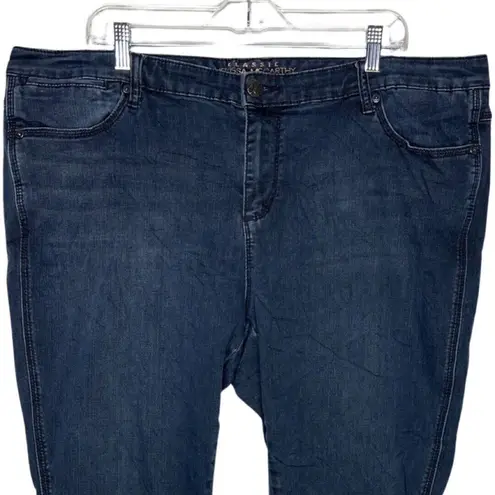 Melissa McCarthy x Seven 7 Jeans Women 24W Blue Classic Legging Skinny Casual