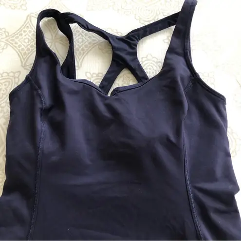 Lululemon  Navy Tank Top with built in bra 4