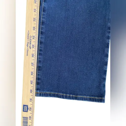 Betabrand  4 Pocket Pull On Denim Jeans Size XXL Blue Straight Leg W1536-DVI