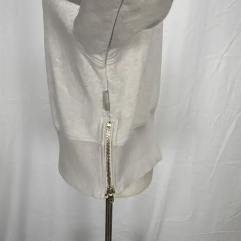 Varley Womens Eton Sweat Side Zip Sweatshirt Size S Cream Peached Sweat