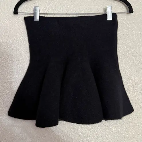 Susana Monaco Mapache Flare Miniskirt NWT black color size XS